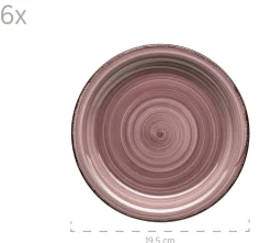 Geschirr-Set, Steingut Lumaca Berry