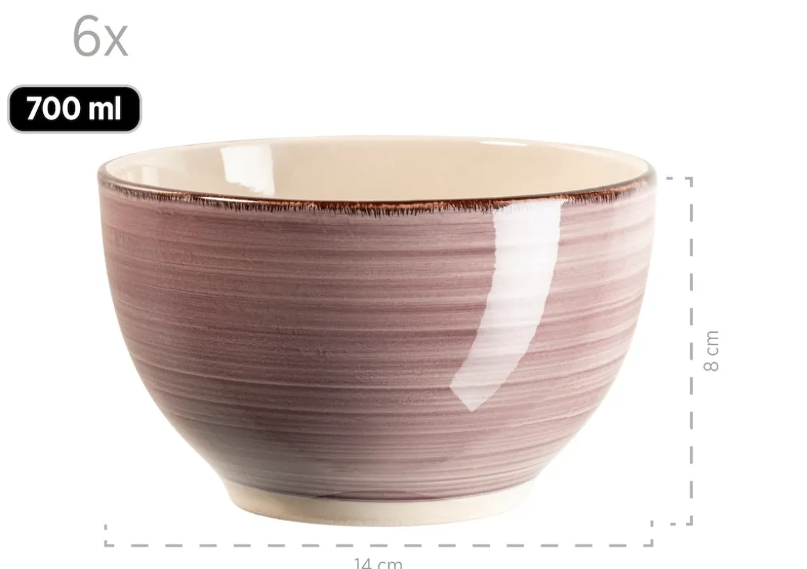 Geschirr-Set, Steingut Lumaca Berry