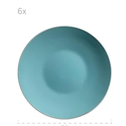 Geschirr-Set, Steinzeug Elissa Türkis