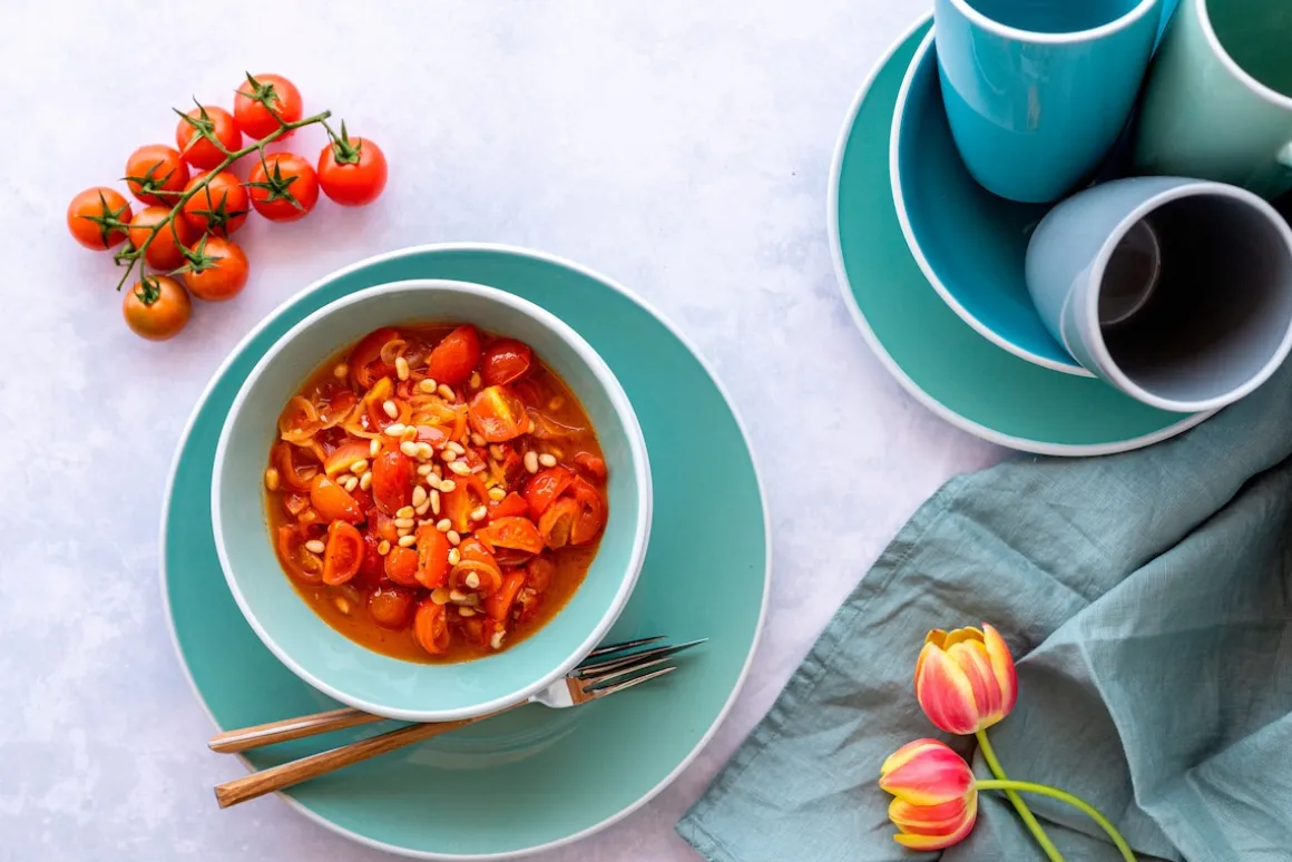 Geschirr-Set, Steinzeug Elissa Türkis