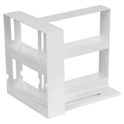 Gewürzregal ausziehbar weiß