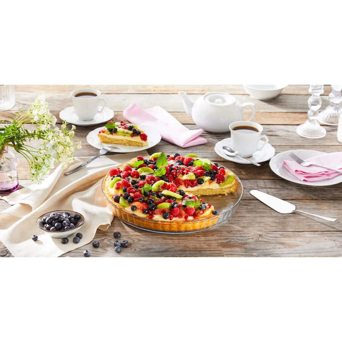 Glas-Backplatte, Ø 31 cm