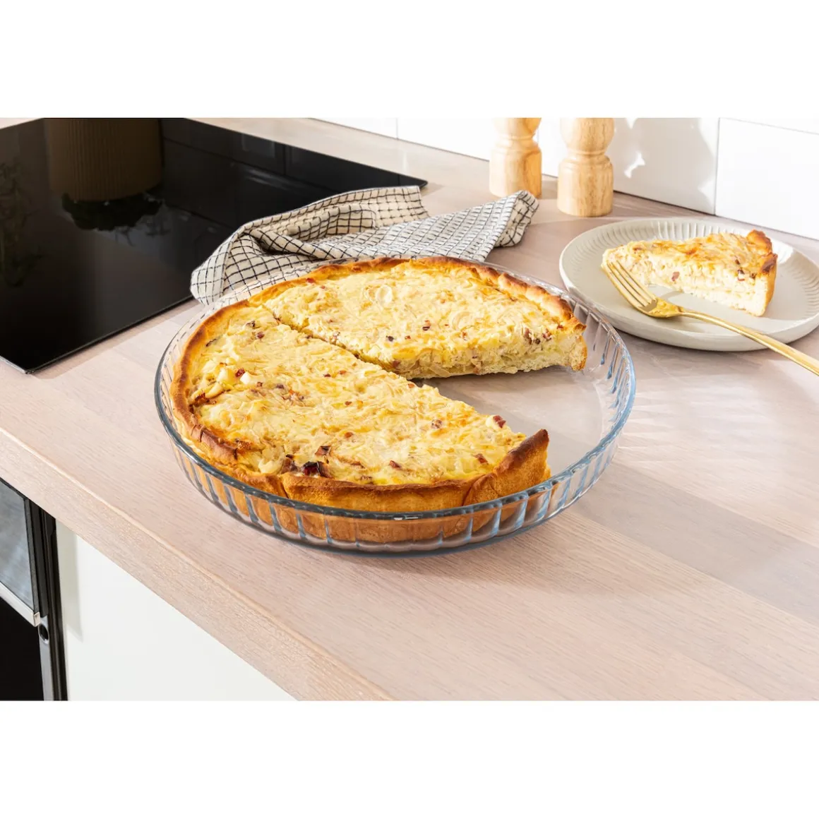 Glas-Backplatte, Ø 31 cm