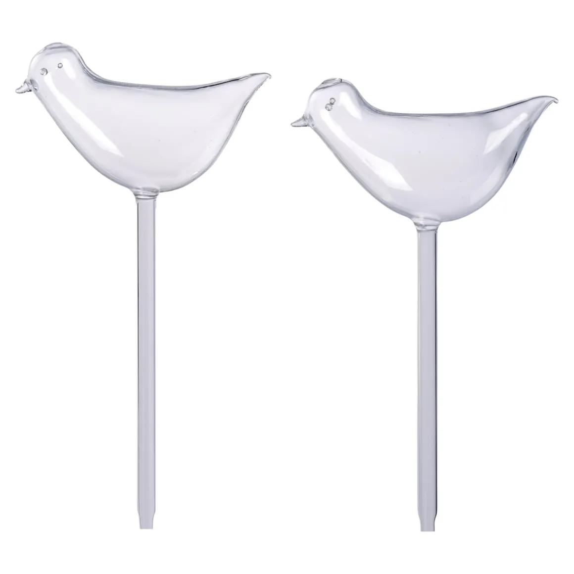 Glas-Bewässerungshilfe „Vögel“, 2 Stück
