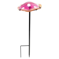 Glas-Gartenstecker „Pilz“