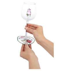 Glasuntersetzer „Rose“, 4 Stück