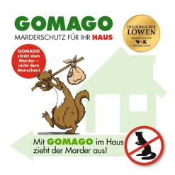 GOMAGO Mardervergrämung Haus 2er Set (2x70g)