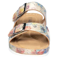 Hallux-Klett-Pantolette „Helga“ beige