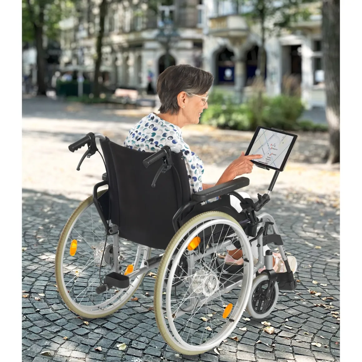 Handy- und Tablethalter für Rollstuhl & Rollator