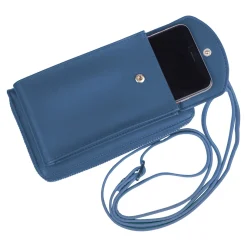 Handy-Umhängetasche blau