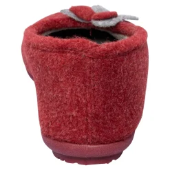 Hausschuh-Ballerina „Bärbel“ rot