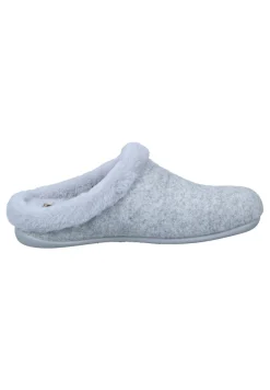 Hausschuhe hellgrau