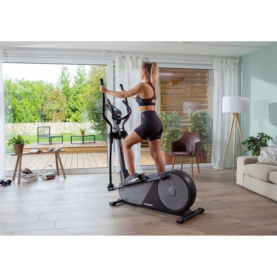 Heimtrainer Ergometer ET 6 black
