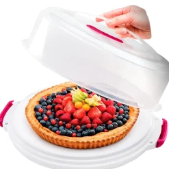 Höhenverstellbarer Tortenbehälter