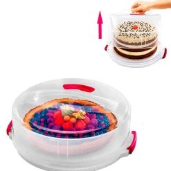 Höhenverstellbarer Tortenbehälter