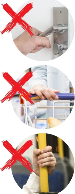 Hygiene-Schal schwarz