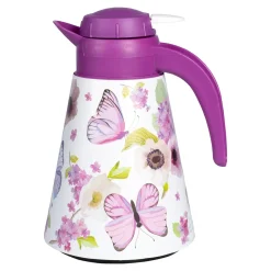 Isolier-Kaffee-Kanne, 1,2 l Hortensie