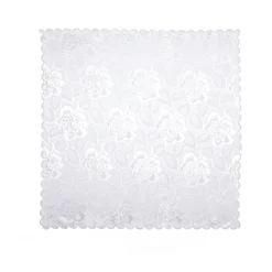Jacquard-Tischdecke "Jasmin" weiß