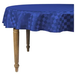 Jacquard-Tischdecke "Spezial" blau