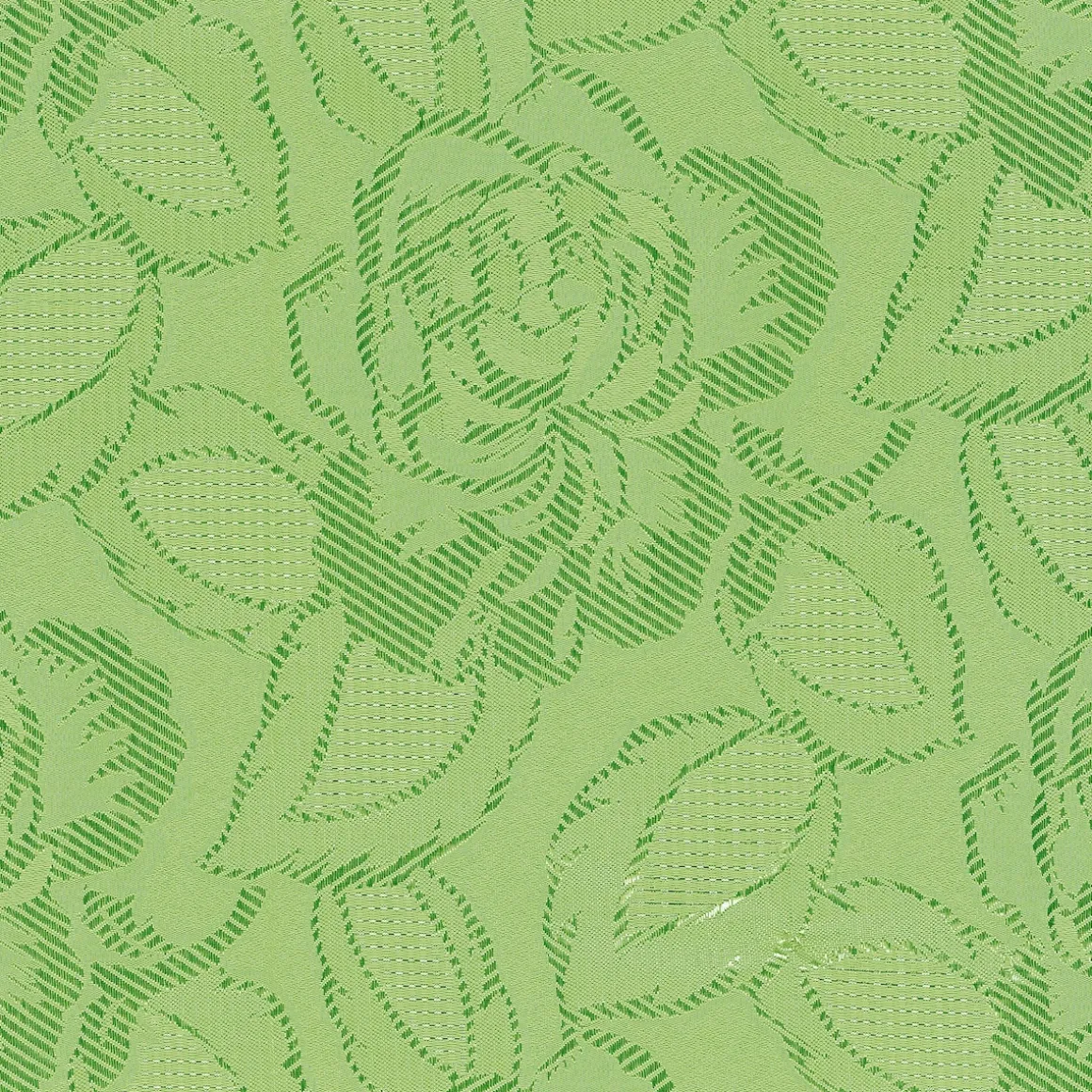 Jacquard-Tischdecken-Set "Jasmin", Tischdecke 160x130 cm + Mitteldecke 80x80 cm grün