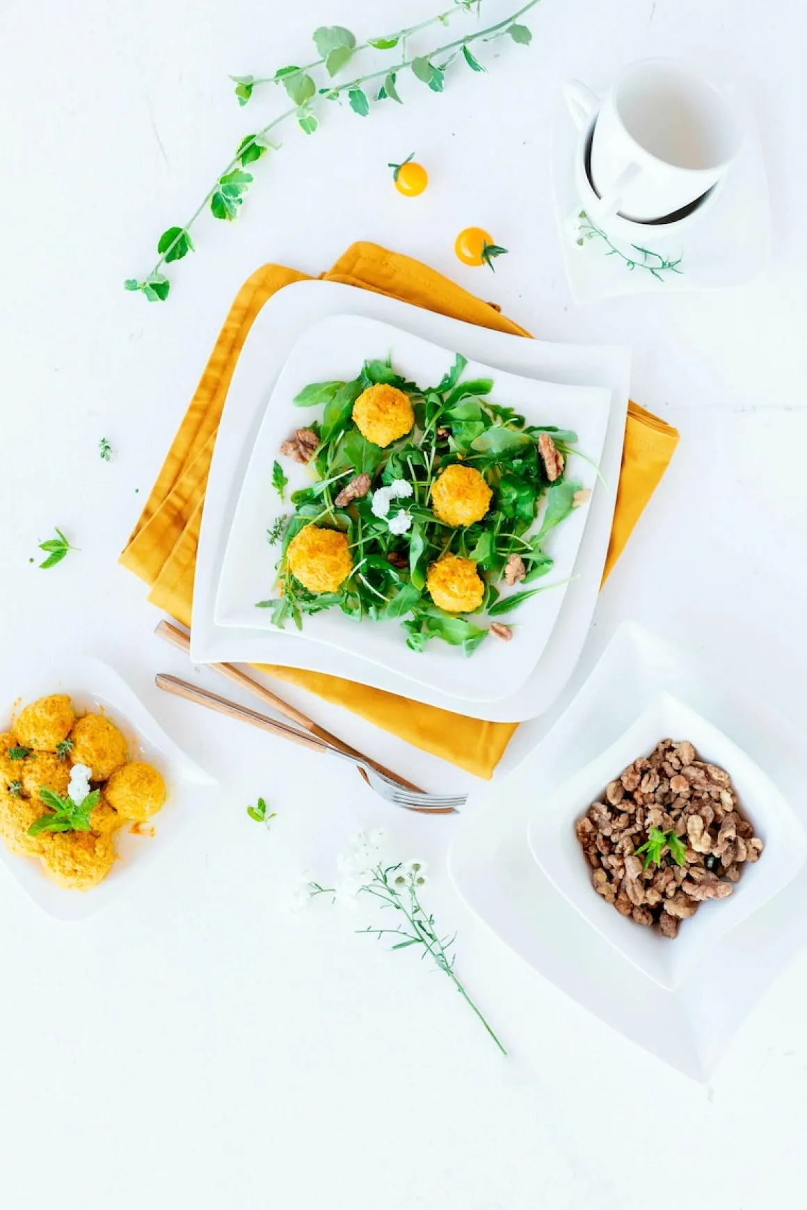 Kaffeeservice, Porzellan LA MUSICA 6 x Dessertteller, 6 x Kaffeetasse, 6 x Kaffeeuntertasse