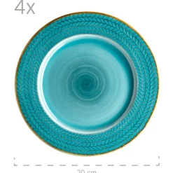 Kaffeeservice, Porzellan Prospero Blau