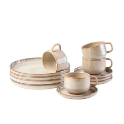 Kaffeeservice, Steinzeug Nebelwald