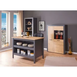 Kücheninsel anthrazit