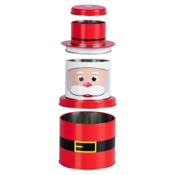 Keksdosen-Set, 3-teilig Santa