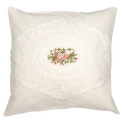 Kissenhülle „Rosenblick“, 40x40 cm