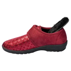 Kletthausschuh „Elegant“ bordeaux