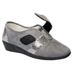 Klett-Hausschuh „Hanna“ warm anthrazit