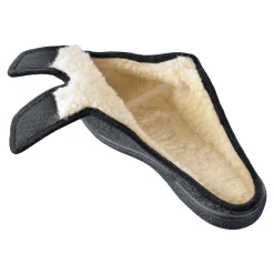 Klettpantoffel mit Schurwolle