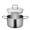 Kochtopf, Edelstahl Sanvito 1 x Topf, 1 x Deckel