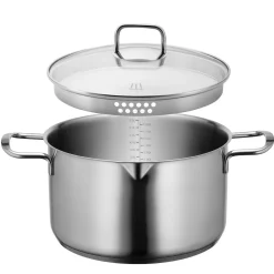 Kochtopf, Edelstahl Sanvito 1 x Topf, 1 x Deckel