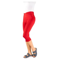 Komfort-Capri-Leggings "Leonie" rot