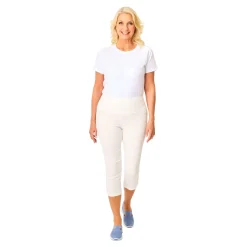 Komfort-Capri-Schlupfhose „Karin“ weiß