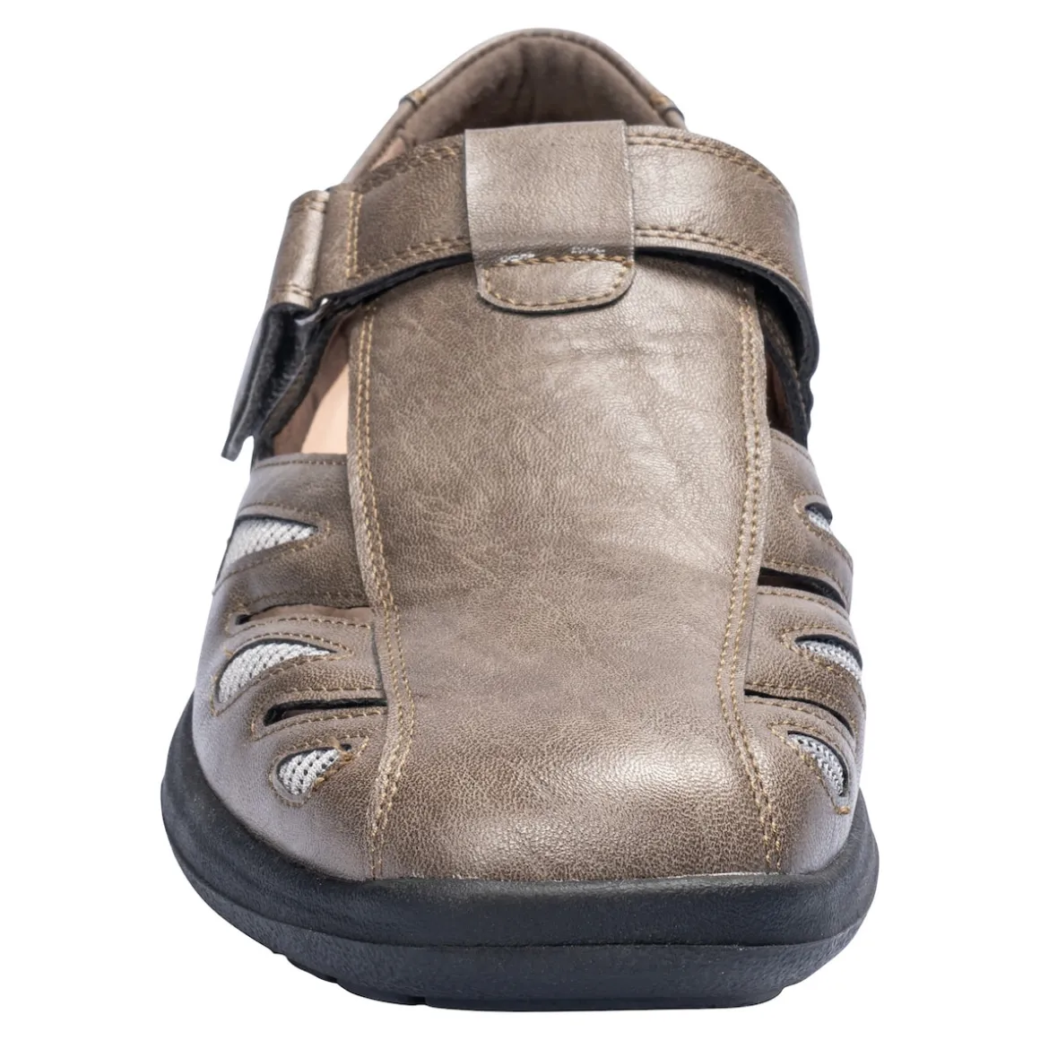 Komfort-Herrensandale "Helmut" grau