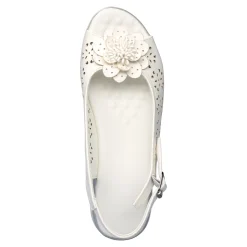 Komfort-Sandalette „Rose“ weiß