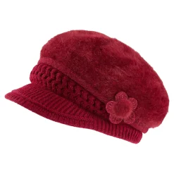 Kuschel-City-Mütze bordeaux