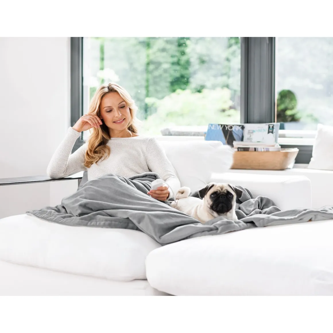 Kuschel-Heizdecke XXL