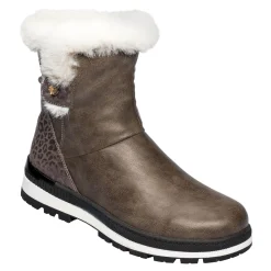 Kuschelstiefel "Katharina" mit Wolle taupe