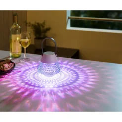 LED-Akku-Outdoor-Tischlampe