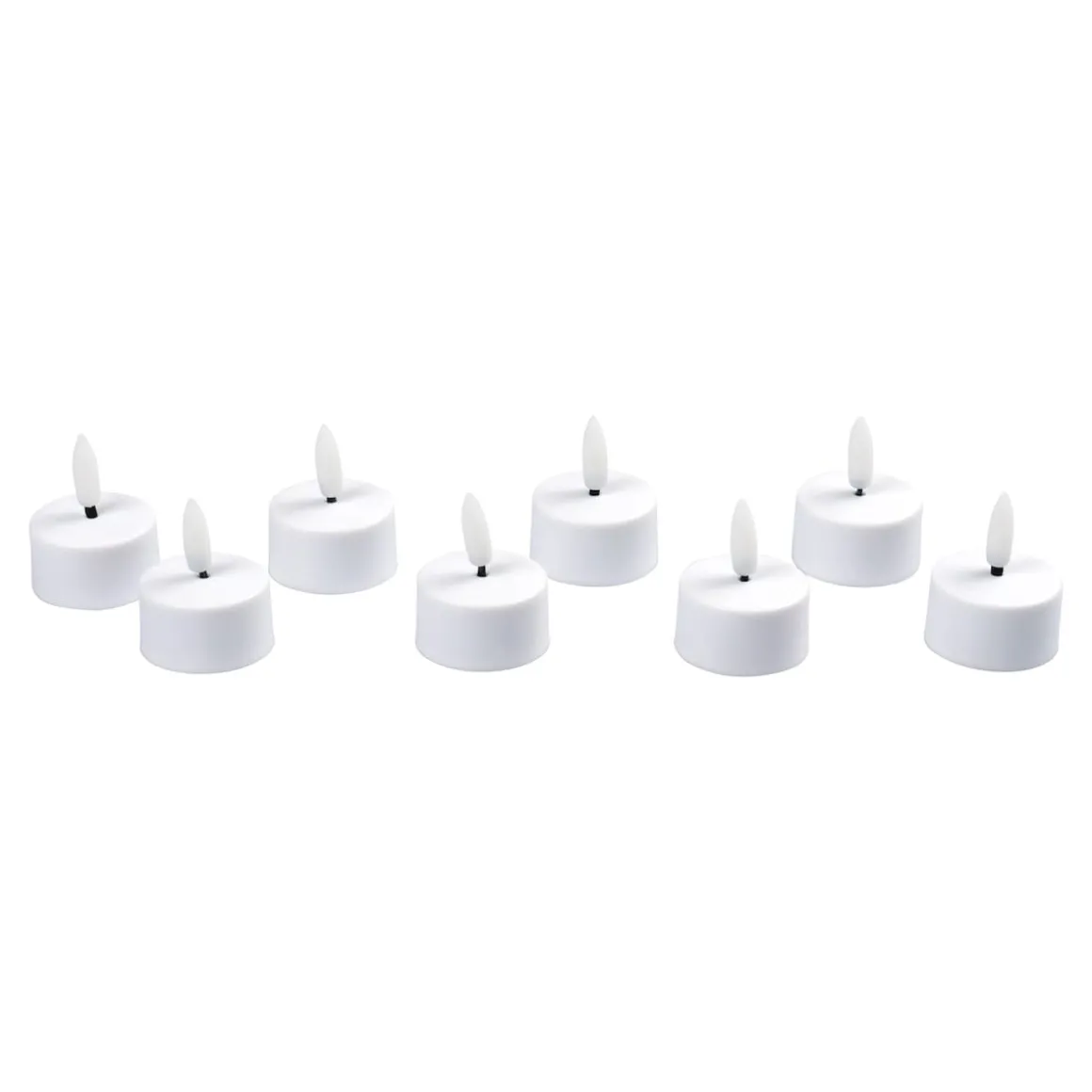 LED-Akku-Teelichter, 8 Stück