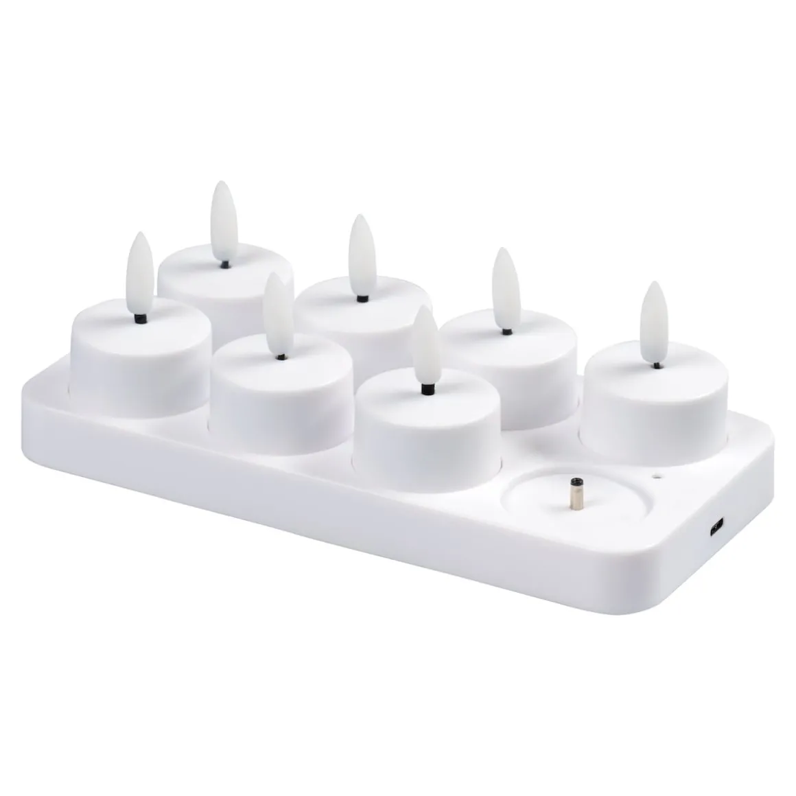 LED-Akku-Teelichter, 8 Stück