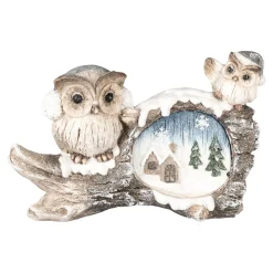 LED-Dekofigur „Eulen“