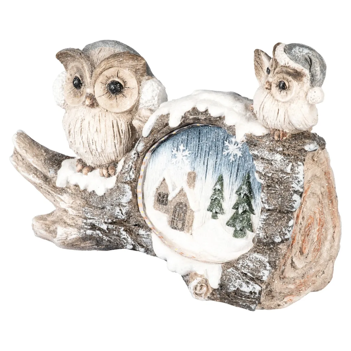 LED-Dekofigur „Eulen“