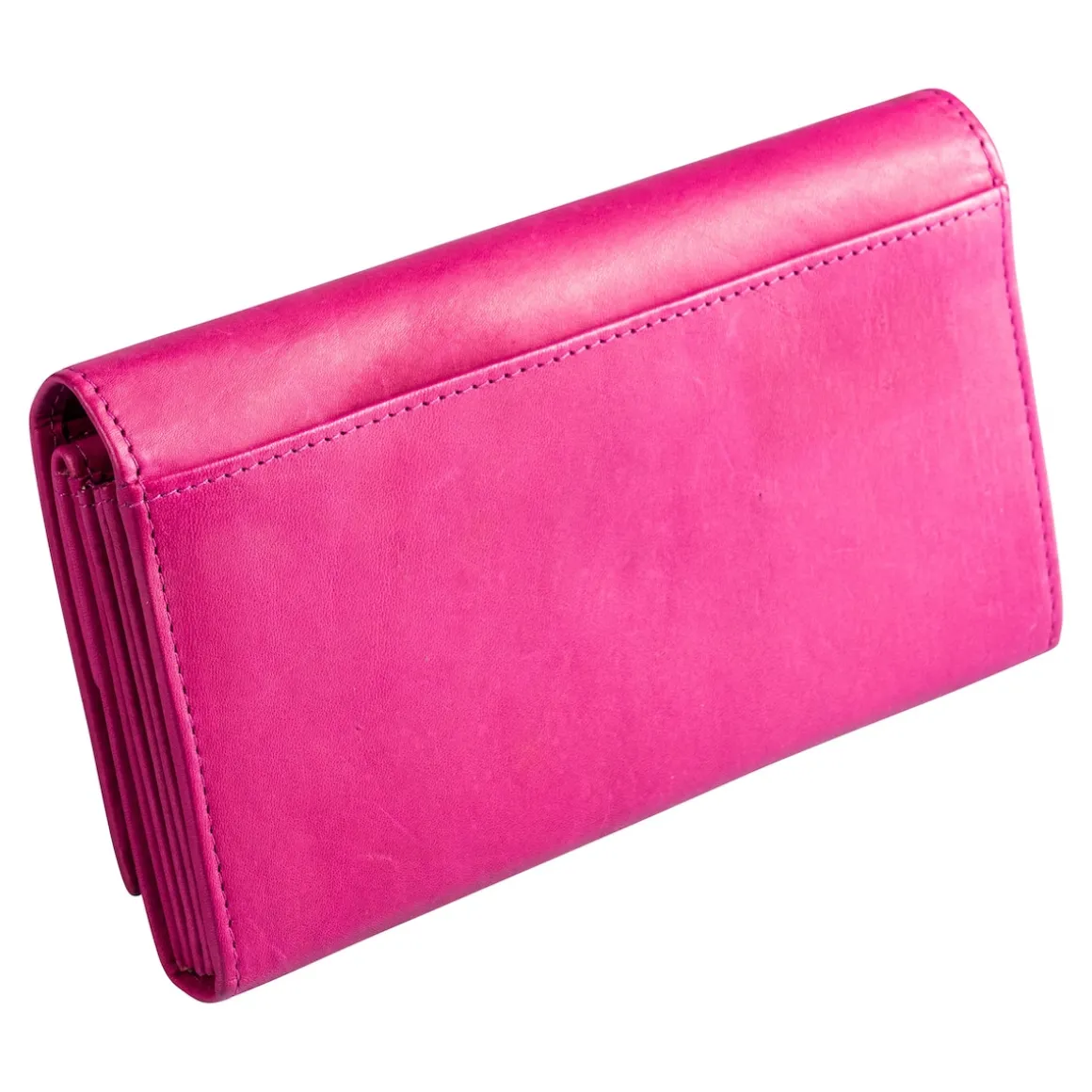 Lederbörse „Pusteblume“ pink