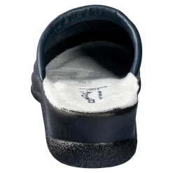 Leder-Pantolette für Herren blau