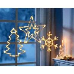 LED-Hänger, 1 Stück Schneeflocke